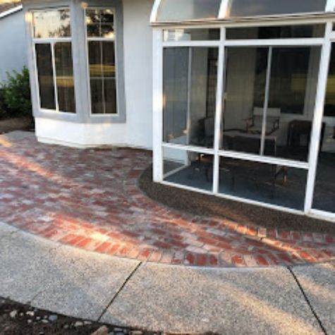 this image shows brick pavers in Rocklin California