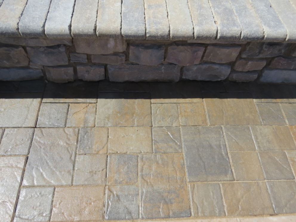 this is a picture of stamped concrete in Rocklin California